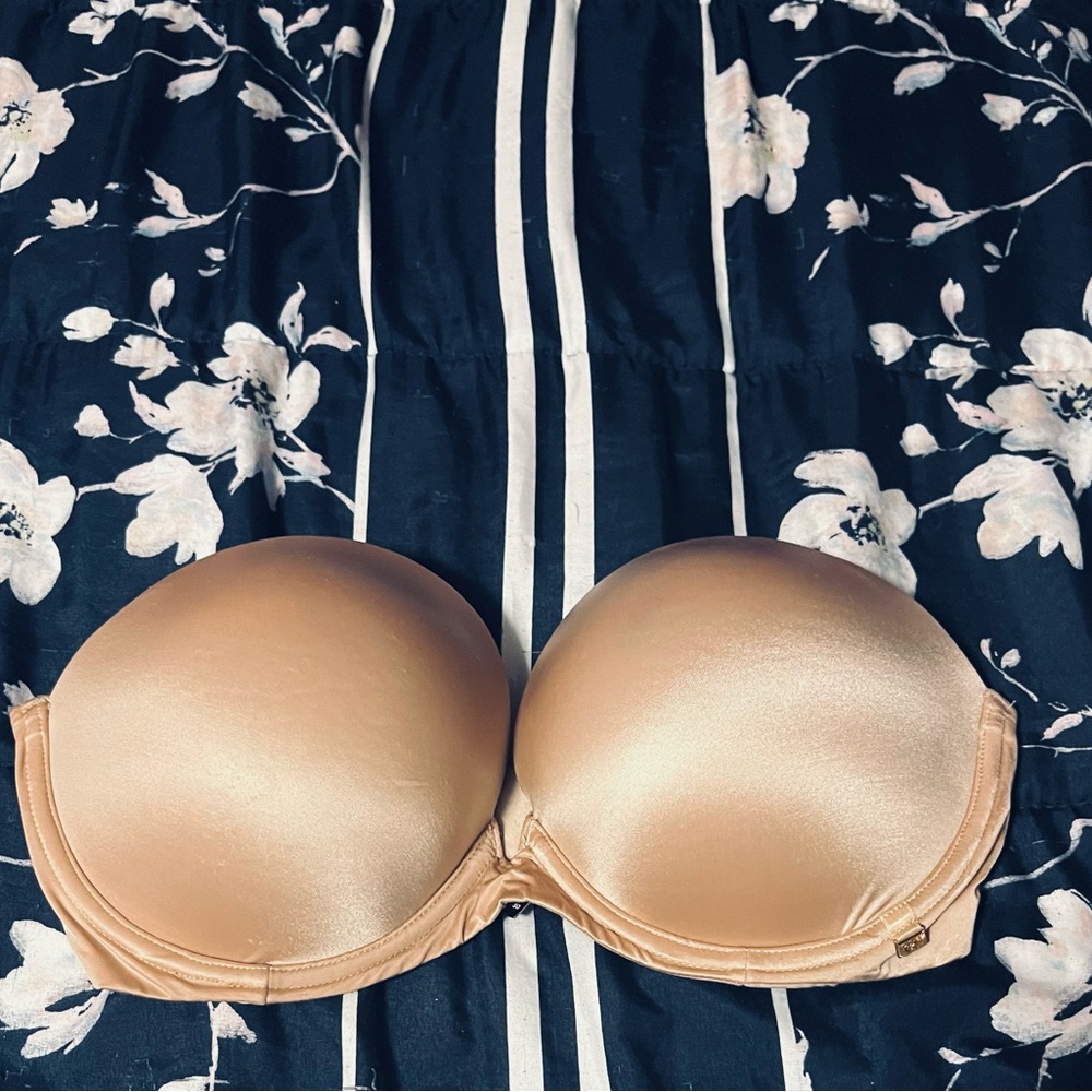 Victoria's Secret Strapless Beige Bra